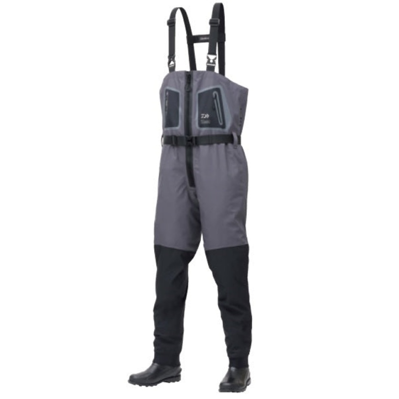 DAIWA Waders RW-4352B-T Tight Fit Breath Radial Zip Waders (Round Toe)