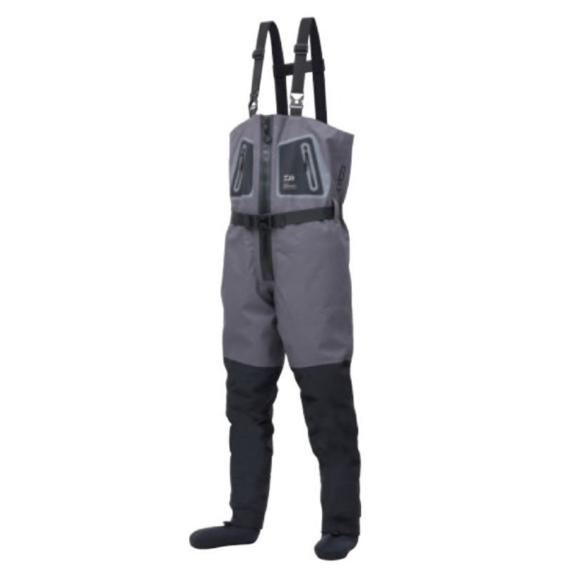 DAIWA Waders SW-4052BS-T Tight Fit Salt Breath Stocking Zip Waders