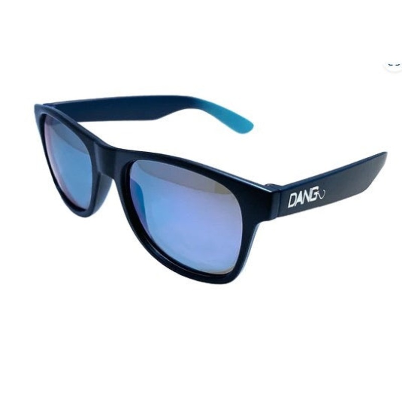 DANG SHADES Polarized Glasses LOCO Indigo Gradation Matte x Mint Green Mirror Polarized DANG Hooking logo