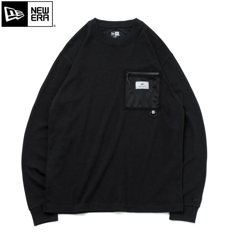 NEW ERA Clothing Long Sleeve Field Pocket Performance T-Shirt Angler Collection Regular Fit