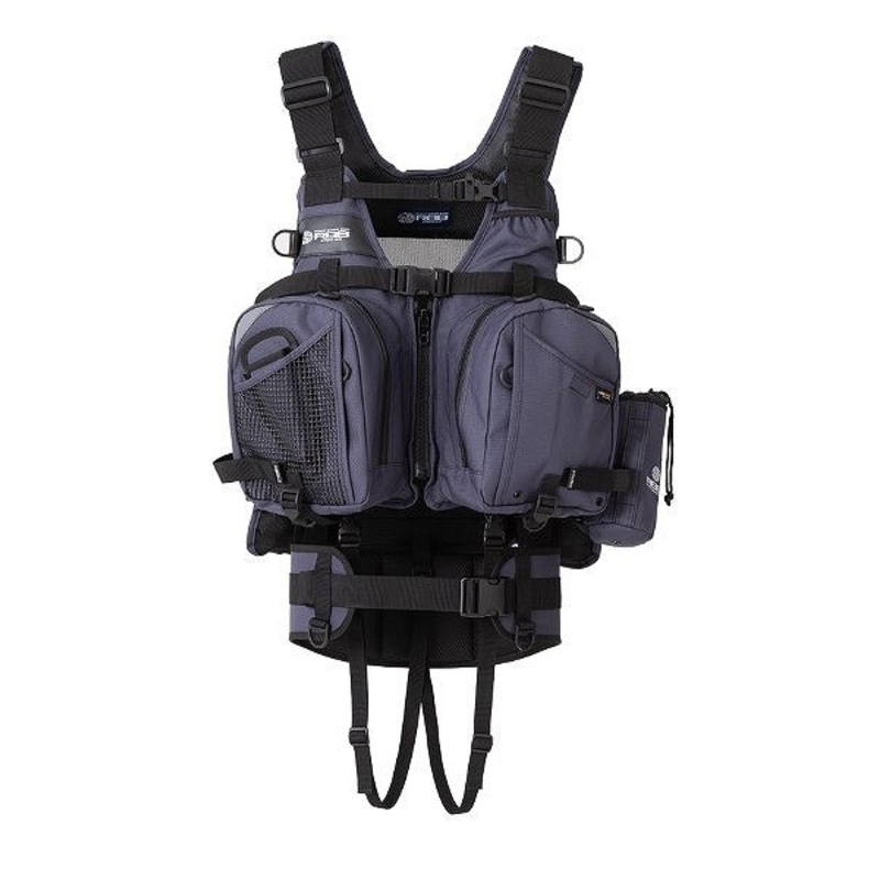 Soushin Life Jacket 7716 RBB Wading Vest 24 LIMITED Charcoal