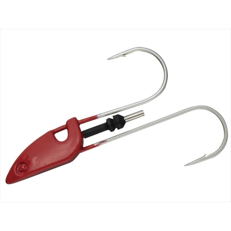 BLUEBLUE Ninjari Jig Head L 2pcs #01 Red