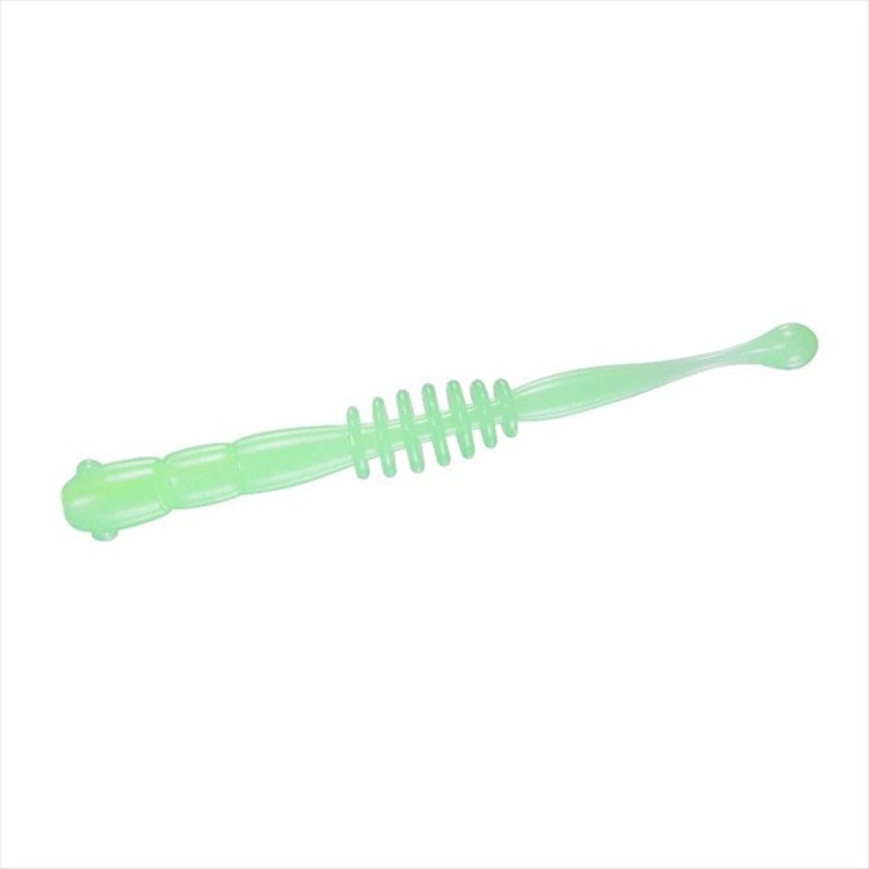 DAIWA Worm Aji Hunter Worm Shirasu 2.0 Glow Lime