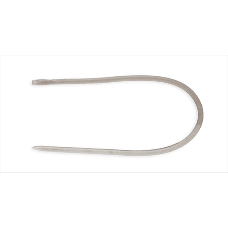 IMAKATSU Worm Skinny Eel Crawler 12 inch Side Two-tone (Eco-friendly) #S-537 Stealth/Super Light Stealth