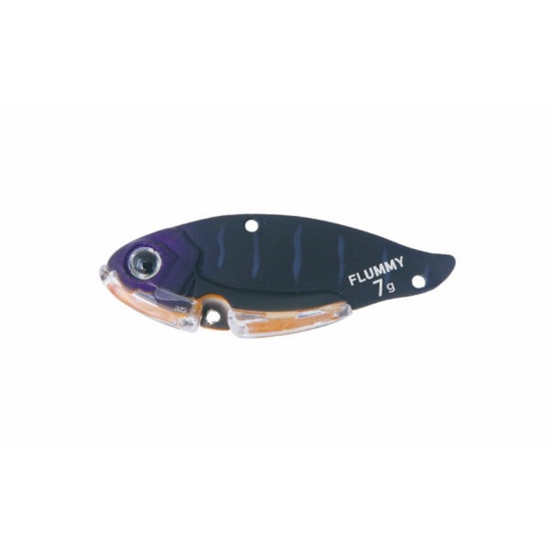 Bottom Up Bass Lure FLUMMY 10.5g Matte Black Tiger