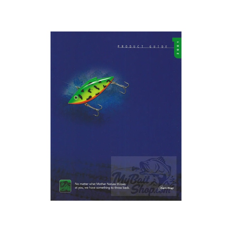 2001 Bill Lewis Rat-L-Trap Catalog Great Color Charts