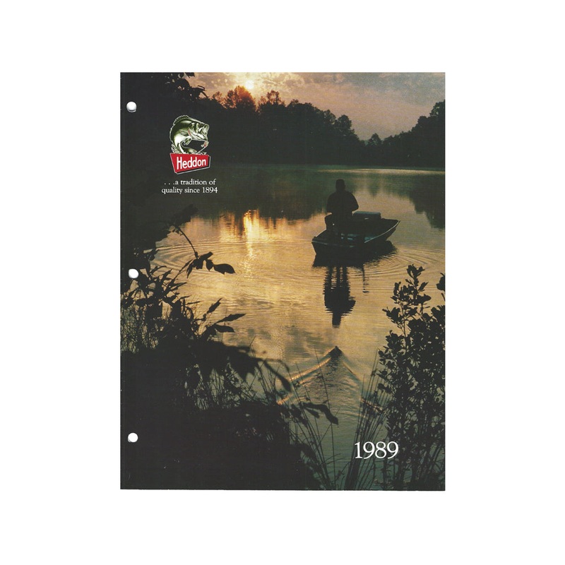 1989 Heddon Catalog Great Color Charts
