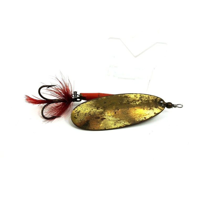 Abu Reflex Spinnaren, Larger Size, Orange/Gold Blade Color