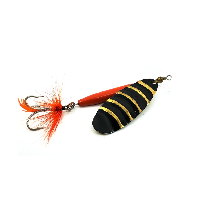 Abu Reflex Spinnaren Reflex, Larger Size, Orange Dots Color