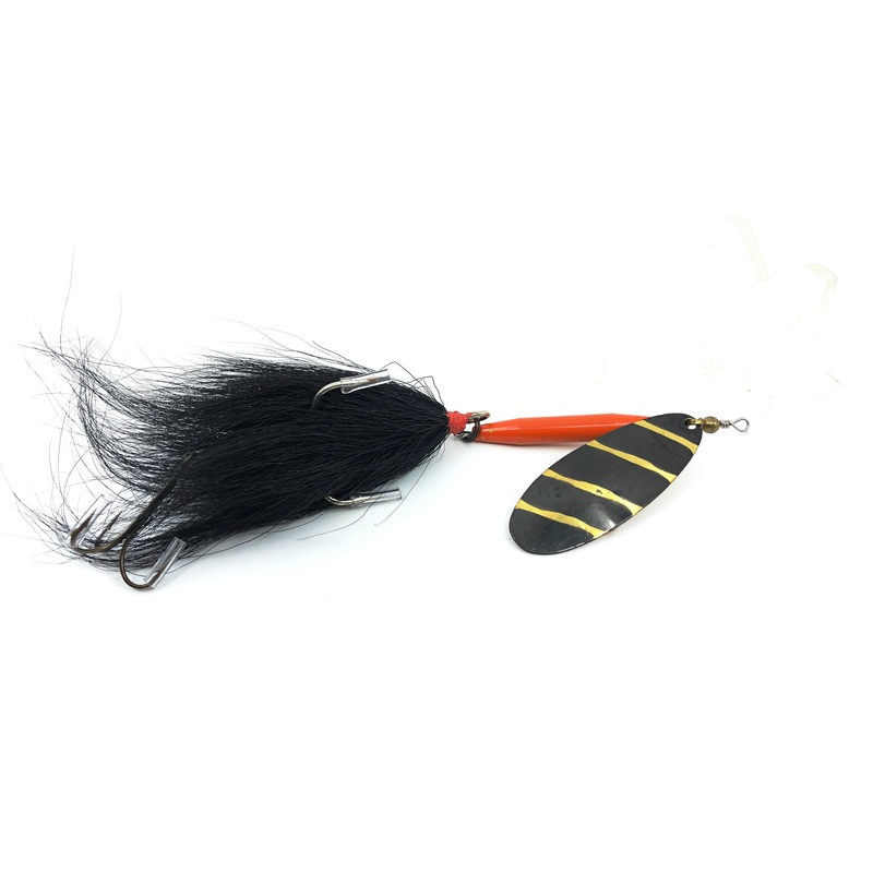 Abu Reflex Tandem Spinnaren, Larger Size, Orange/Gold/Black Blade Color