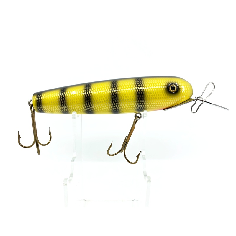 Leo-Lure, Leo Straight Musky Dawg, Custom Color, Yellow Perch